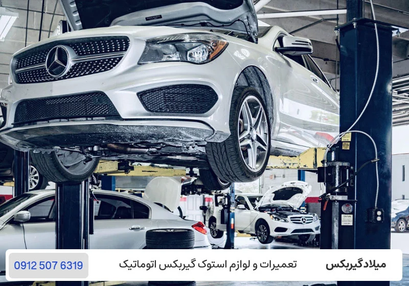 خرابی قطعات داخلی گیربکس C200 - تعمیر گیربکس اتوماتیک مرسدس بنز سی 200 / میلاد گیربکس