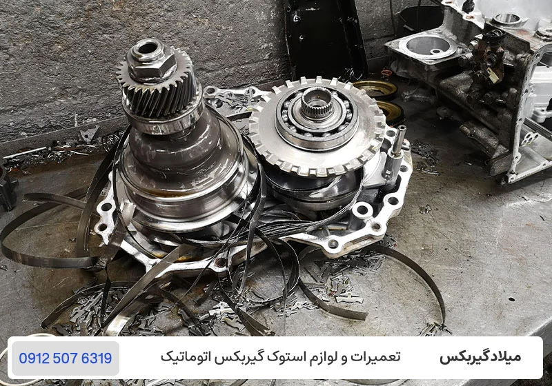 پاره شدن تسمه گیربکس CVT چری/ میلادگیربکس